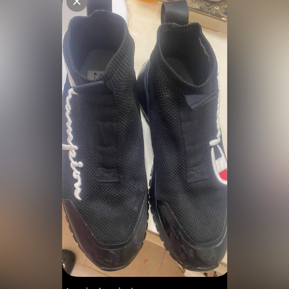 Champion Black and White Sneakers Sleek Minimalist Design